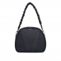 Preview: Medium sized Shoulder Bag made of nappa leather black